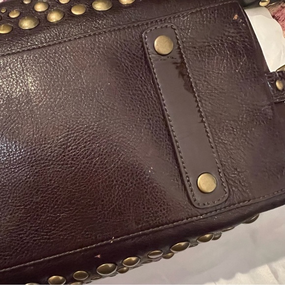 NWT Coach Madison Leather Studded Large Sabrina Bag—Brown - Picture 13 of 16